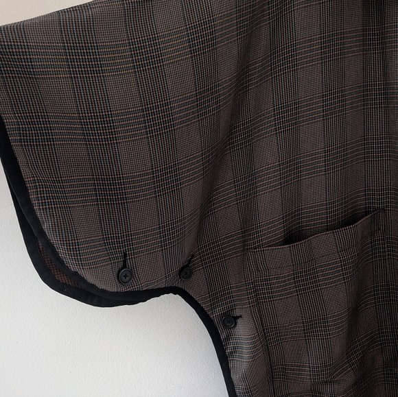 CAbi Baskerville Houndstooth Fall Reversible Topper Poncho - Picture 9 of 10